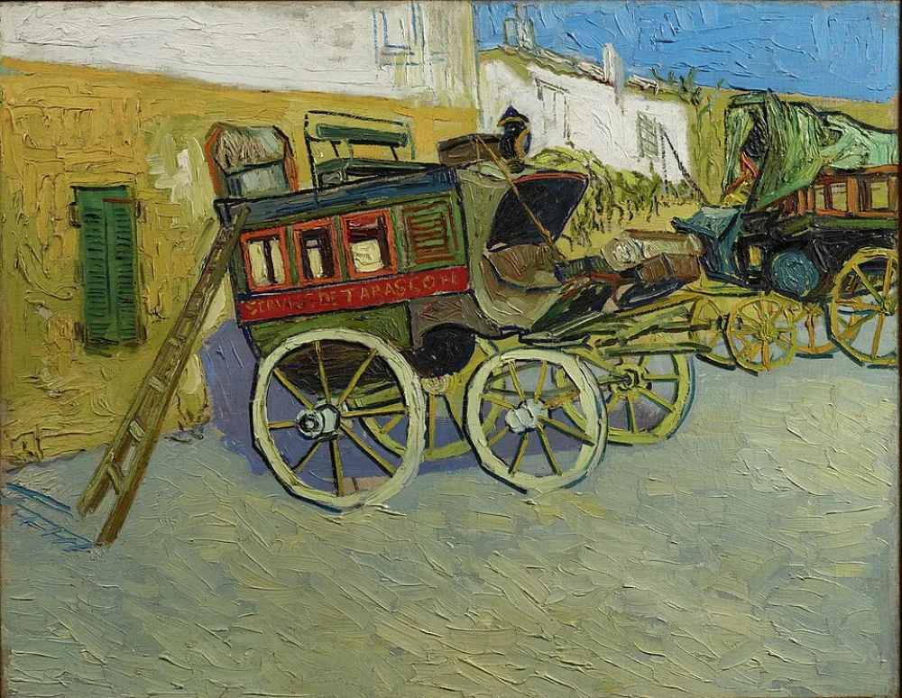  • 01 La diligence de Tarascon Vincent Van Gogh 1888
